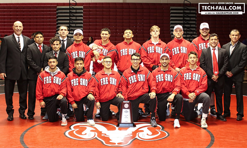 2019 Junior College State Wrestling Champions - Fresno City Junior College