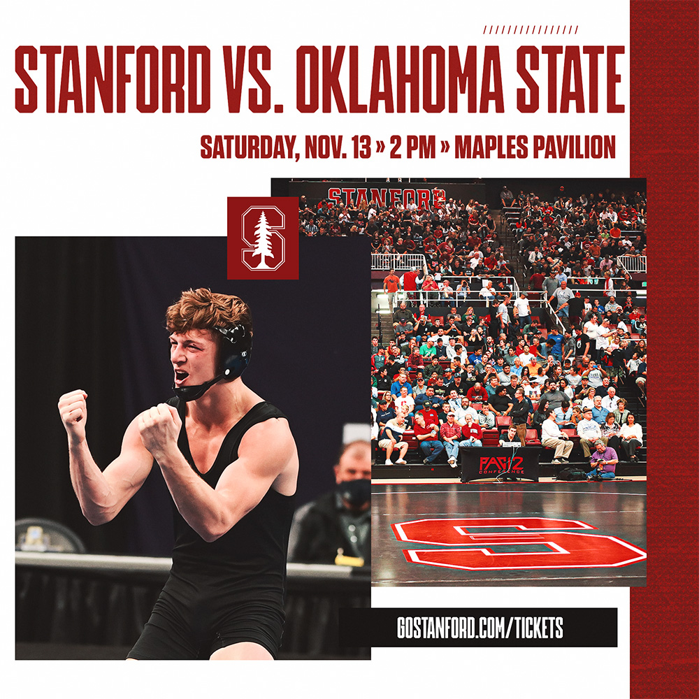 Oklahoma State vs Stanford Wrestling Match