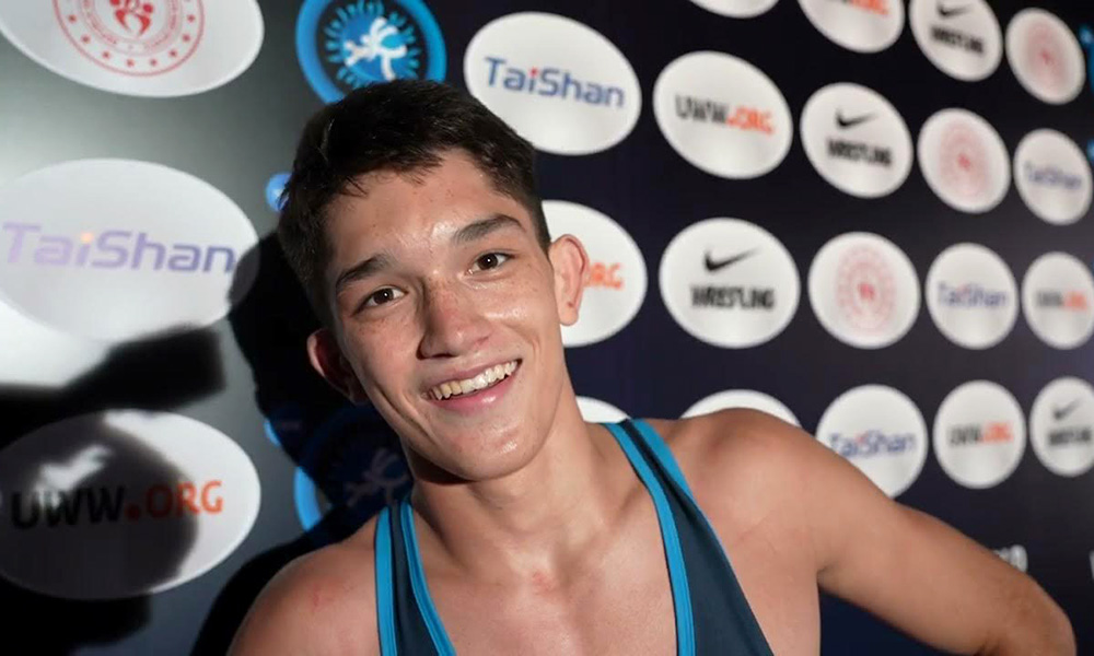 Brock Mantanona won a bronze medal at 65 kg in men's freestyle at the 2023 U17 World Championships in Istanbul, Turkey