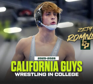 2025-2026 California High School Guys Wrestling in College