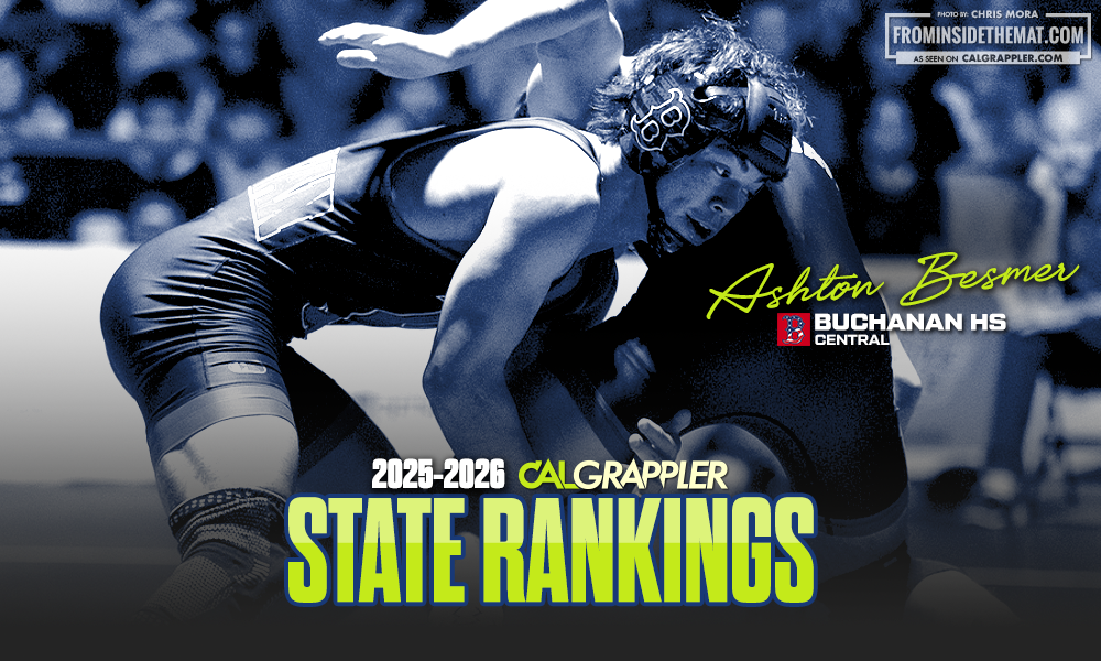 California High School Wrestling Boys State Rankings 2025-26